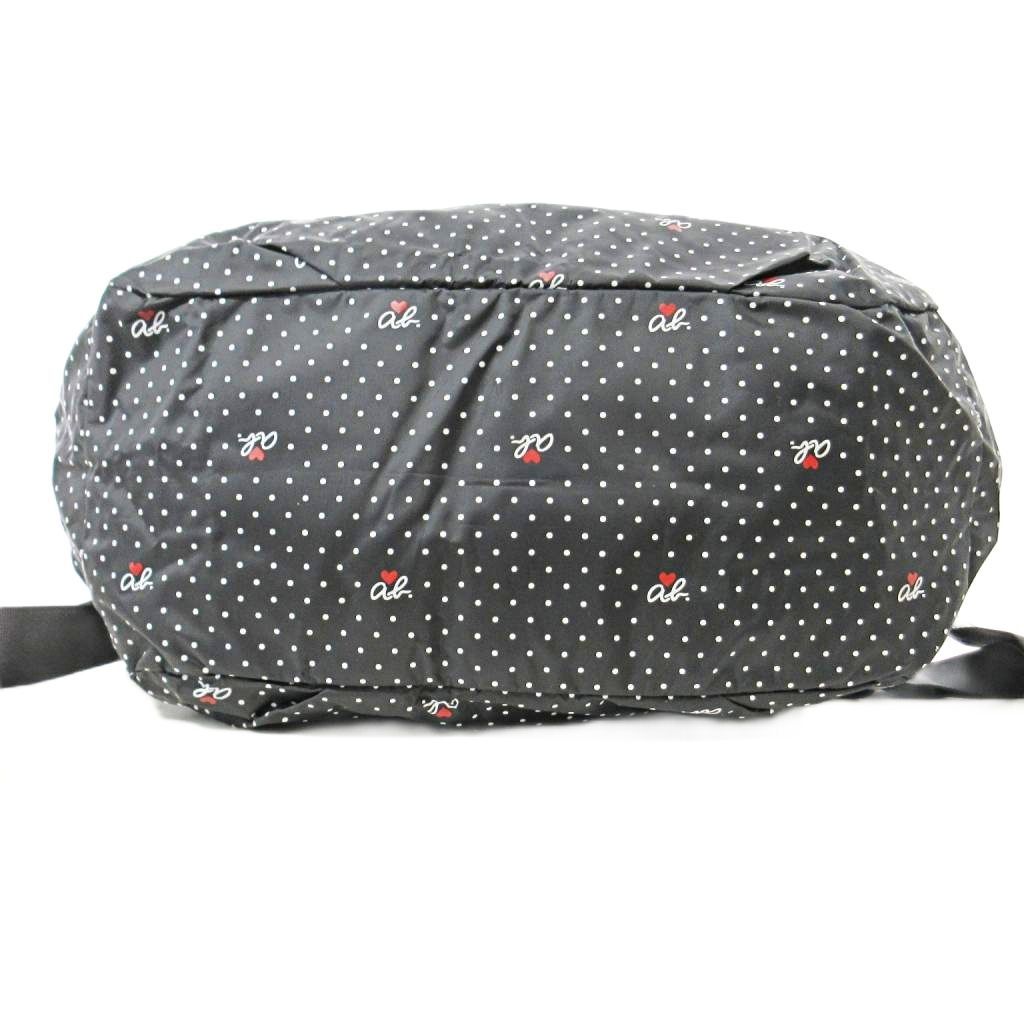 アニエスベーボヤージュ ナイロン ショルダーバッグ 2way ブラック ドット柄 アニエスベー agnes b. 美品 2WAY ナイロン ショルダーバッグ