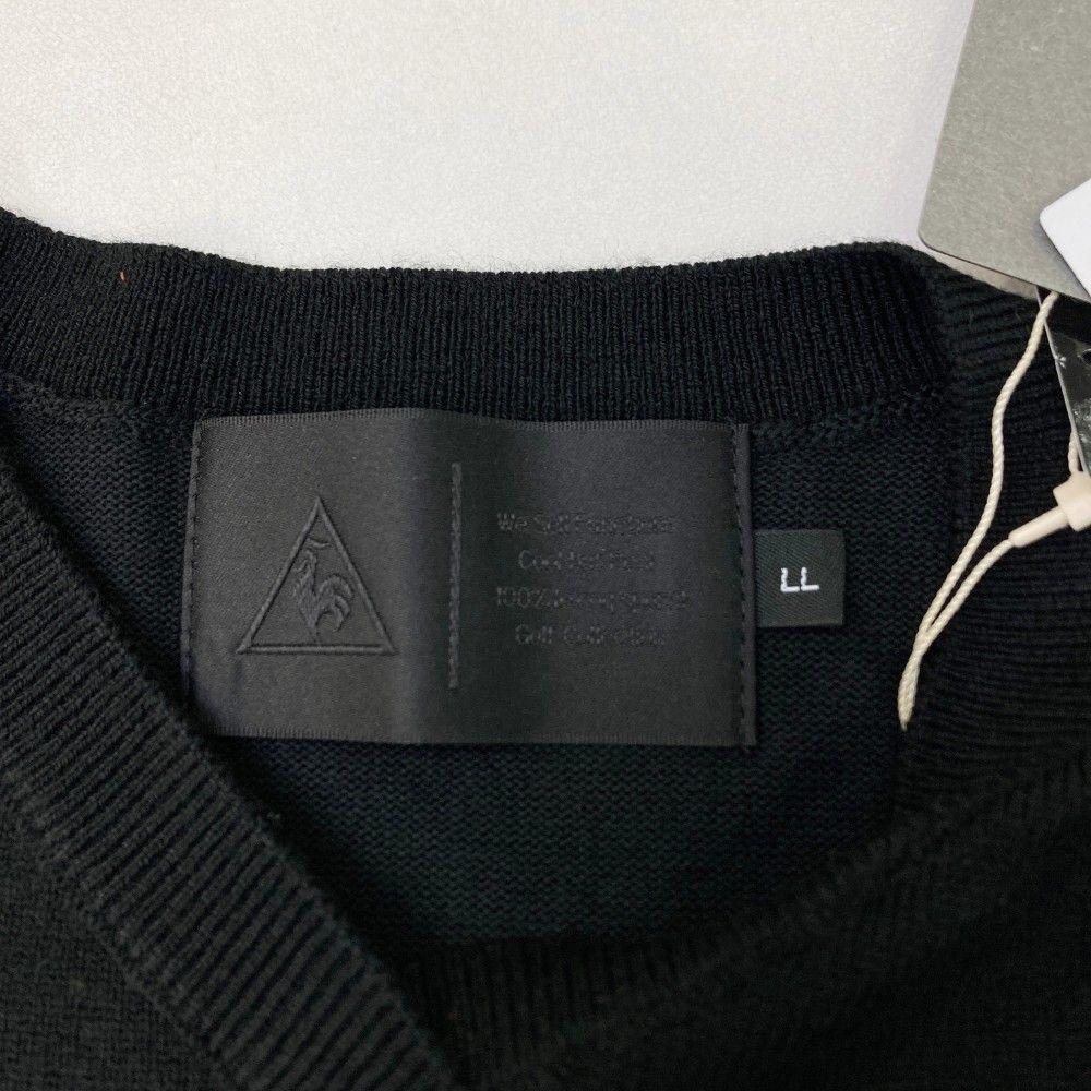 le coq sportif Golf ブラックセーター LL ルコックスポルティフ ゴルフ le coq sportif golf 【直営店限定