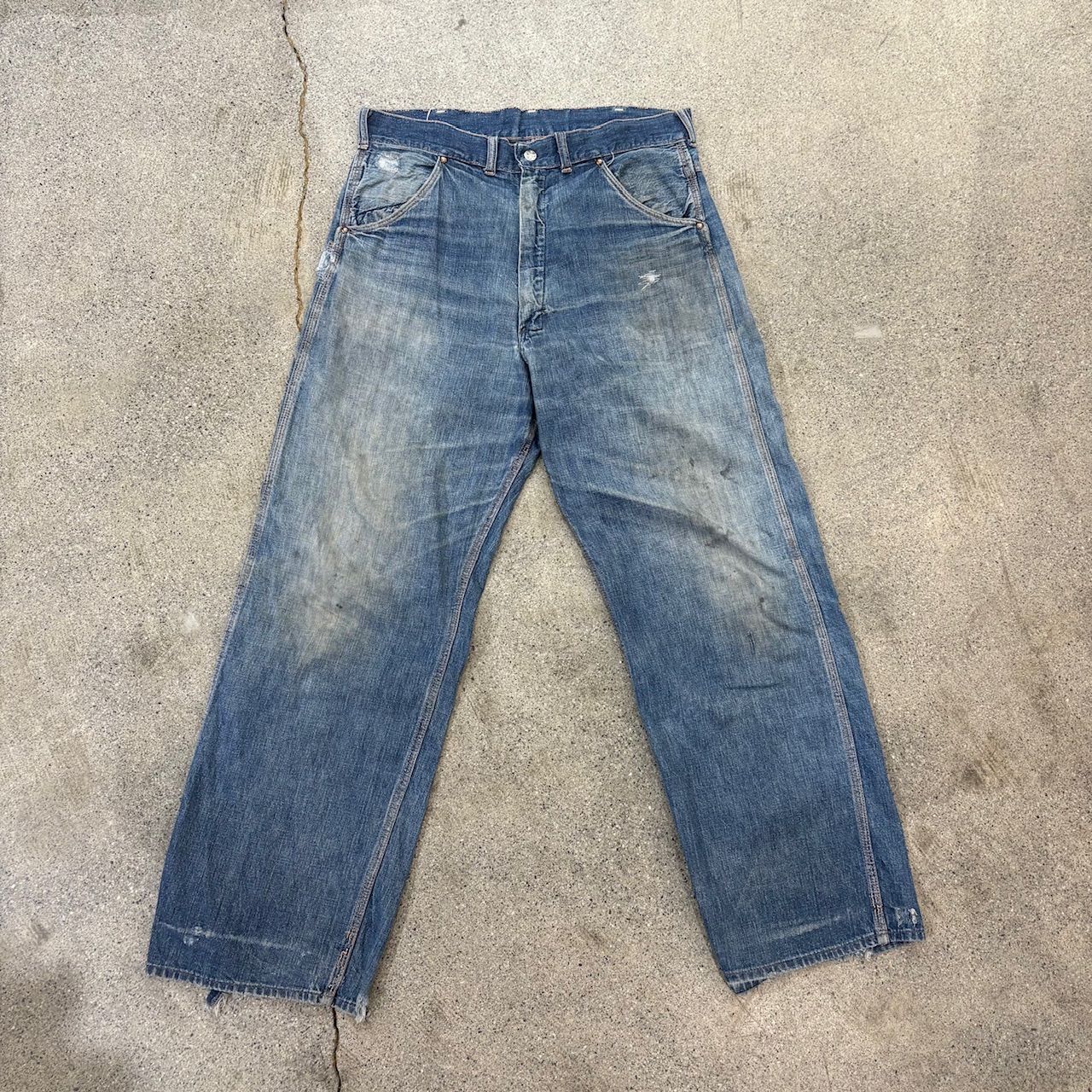 Double Wear ～60 s Painter Pants W 33 L 29 Good Color