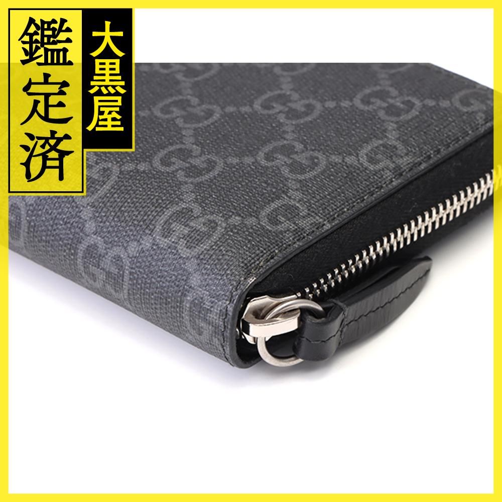 GUCCI GGスプリーム 長財布 スネーク ブラック GUCCI グッチ 長財布