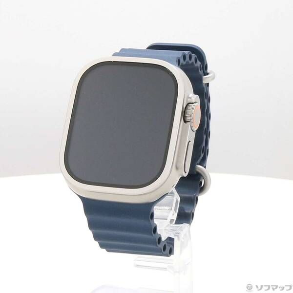 〔 品〕 Apple Watch Ultra 2 GPS Cellular 49mm チタニウムケース ブルーオーシャンバンド 262