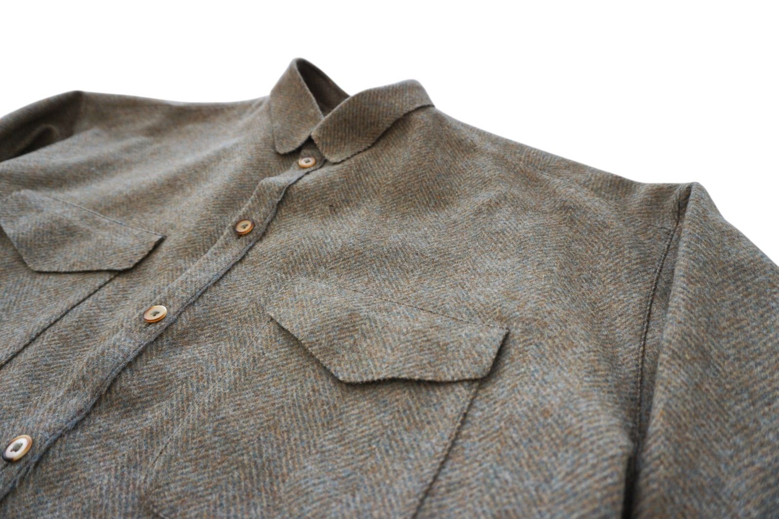 【エンド】isabella stefanelli JEROME シャツ Isabella Stefanelli イザベラ ステファネリ「IS」Jerome merino