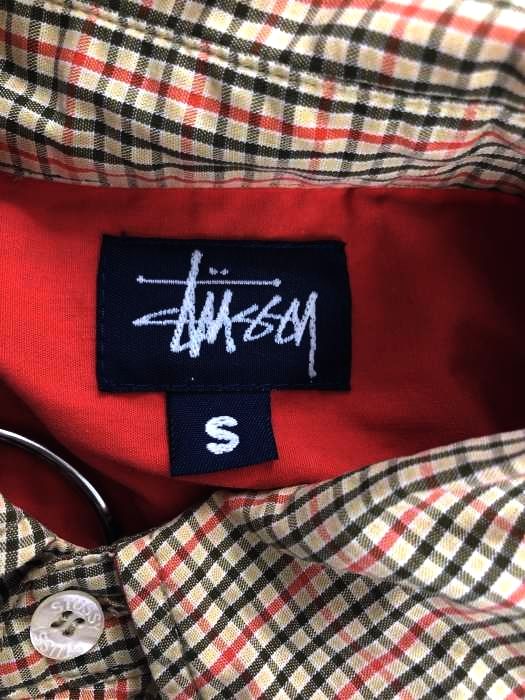 ステューシー Stussy USA製 紺タグ チェックシャツ メンズ import：S 