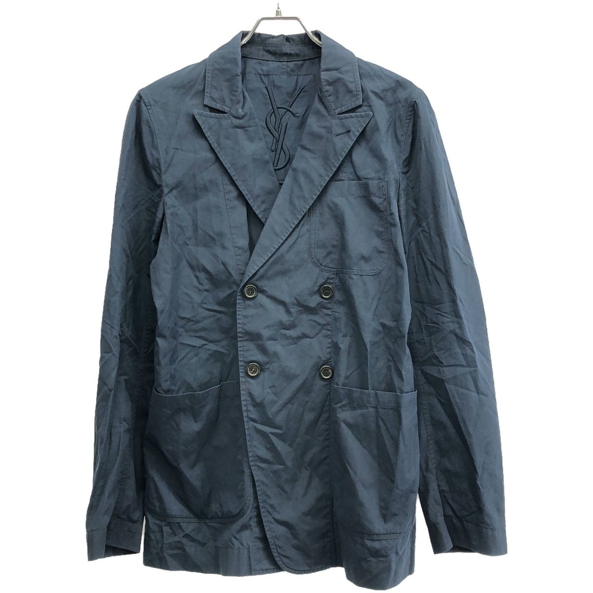 YVES SAINT LAURENT イヴサンローラン 12SS コットンダブルブレスト  