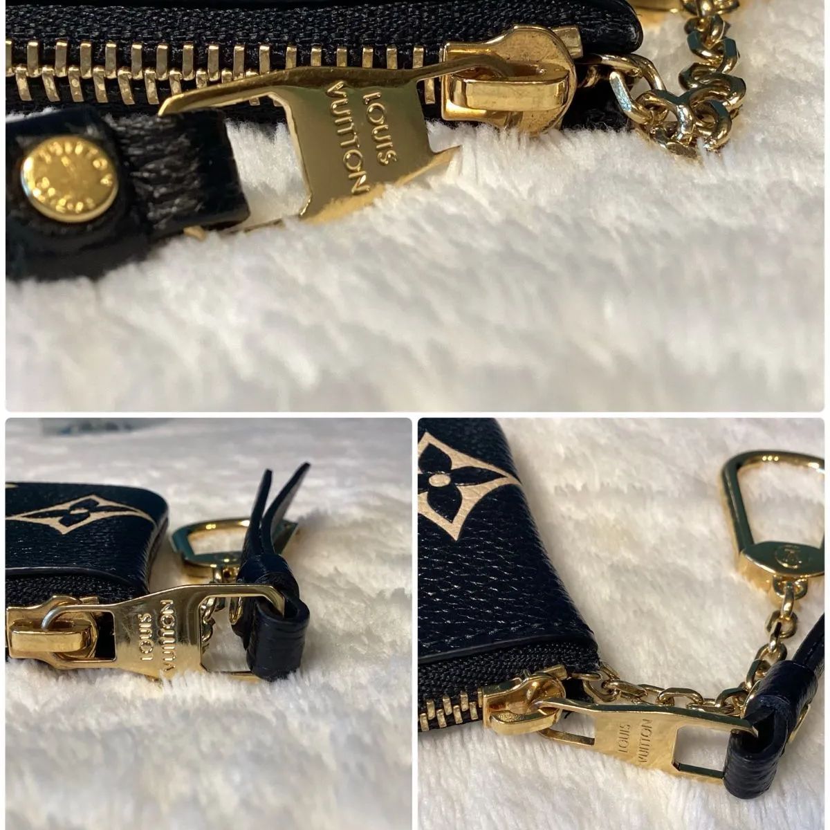 LOUIS VUITTON ルイヴィトン ポシェットクレ M80885 バイカラー  