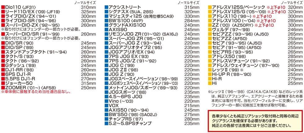 在庫処分】デイトナ(Daytona) バイク用 リアサスペンション 汎用