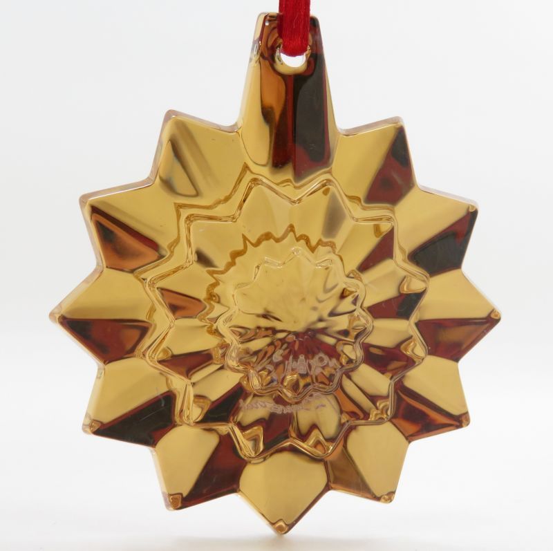 バカラ クリスマス オーナメント　2019 GOLD Noel バカラ オーナメント ○ クリスマス コレクション ノエル オブジェ 星