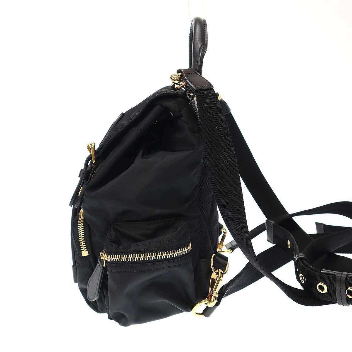 BURBERRYレザーリュック黒ちびリュック | ヤマダウェブコム