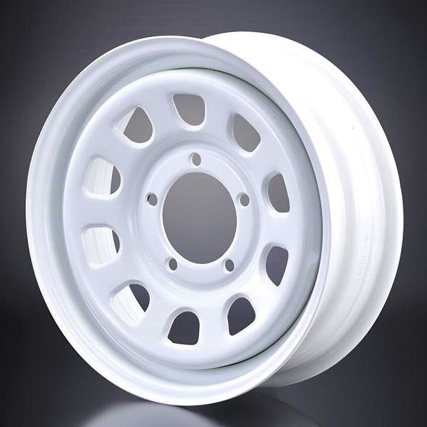 モーターファーム/Motor Farm DAYTONA ホイール ホワイト 16インチ×5.5J ＋20 5H139.7 ジムニー DWH-P×4 入数：1台分(4本)