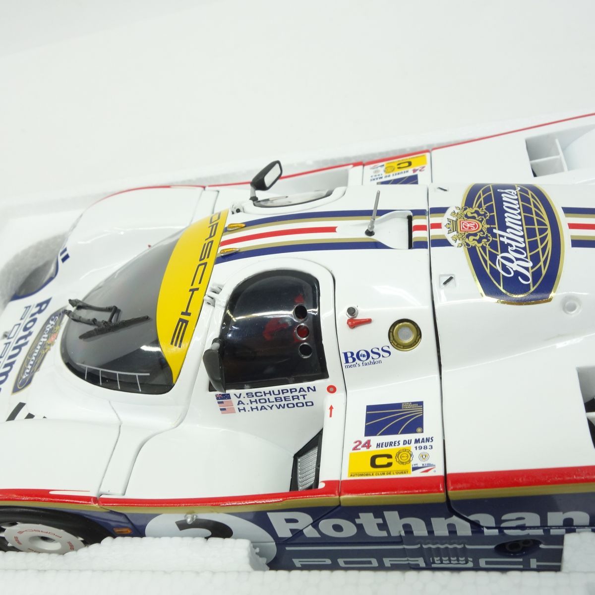 ミニチャンプス 1/18 ポルシェ 956L 1st ルマン 1983 ミニカー ※中古/難有 - メルカリ