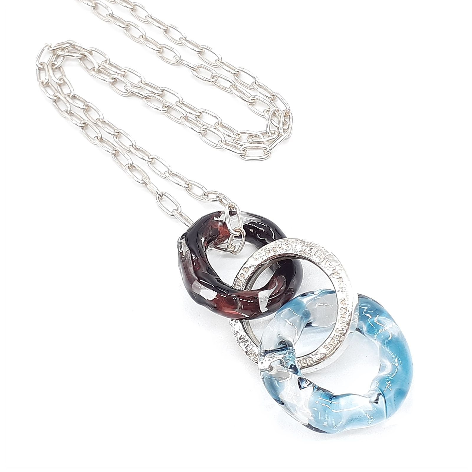 MONGO モンゴ ネックレス SILVER 925 シルバー ガラス MONGO001・66 