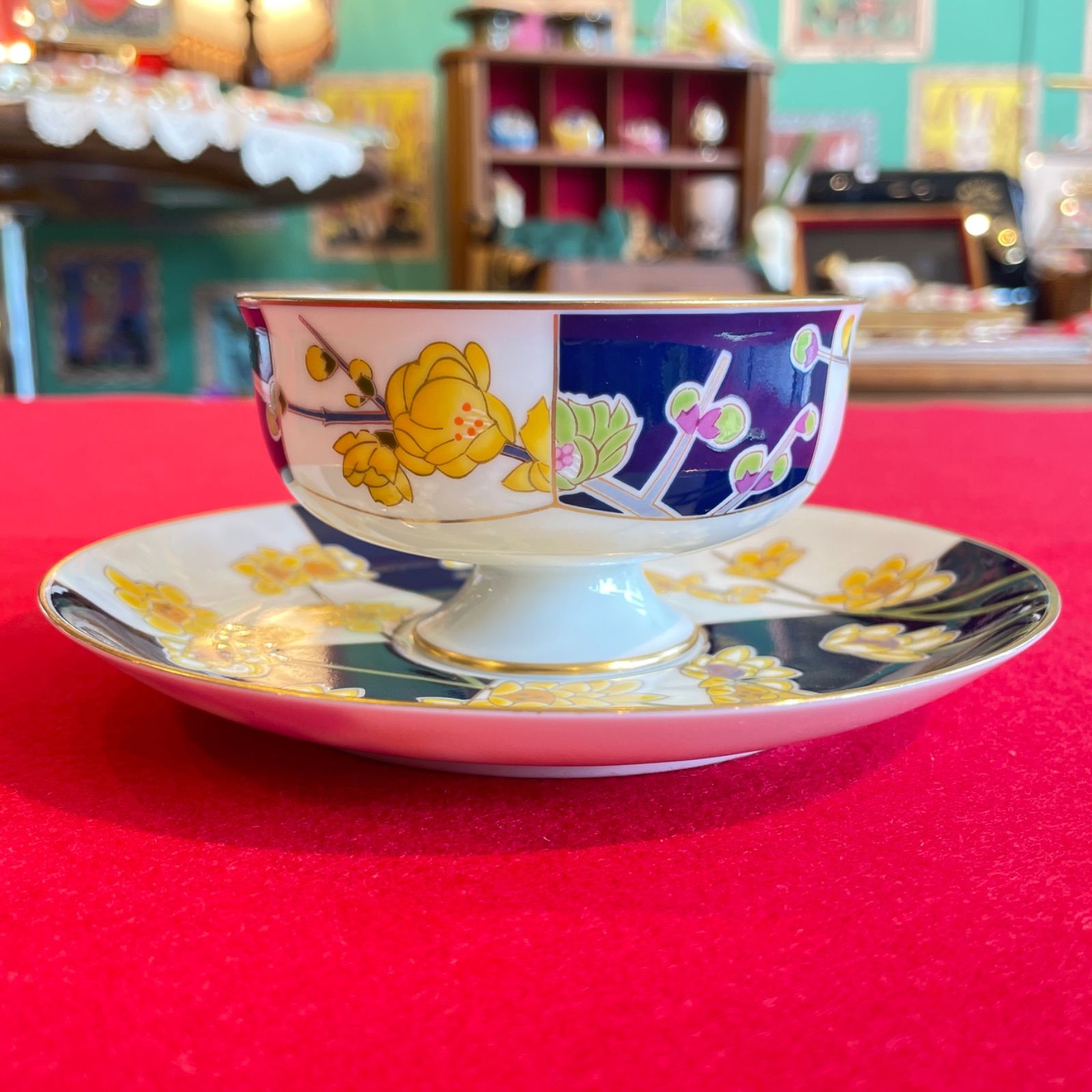 【レア美品】香蘭社　皇居の花　C&S 12P 限定生産　12ヶ月 皇居の花 陶器 レア美品】香蘭社 皇居の花 C&S 12P 限定生産 12