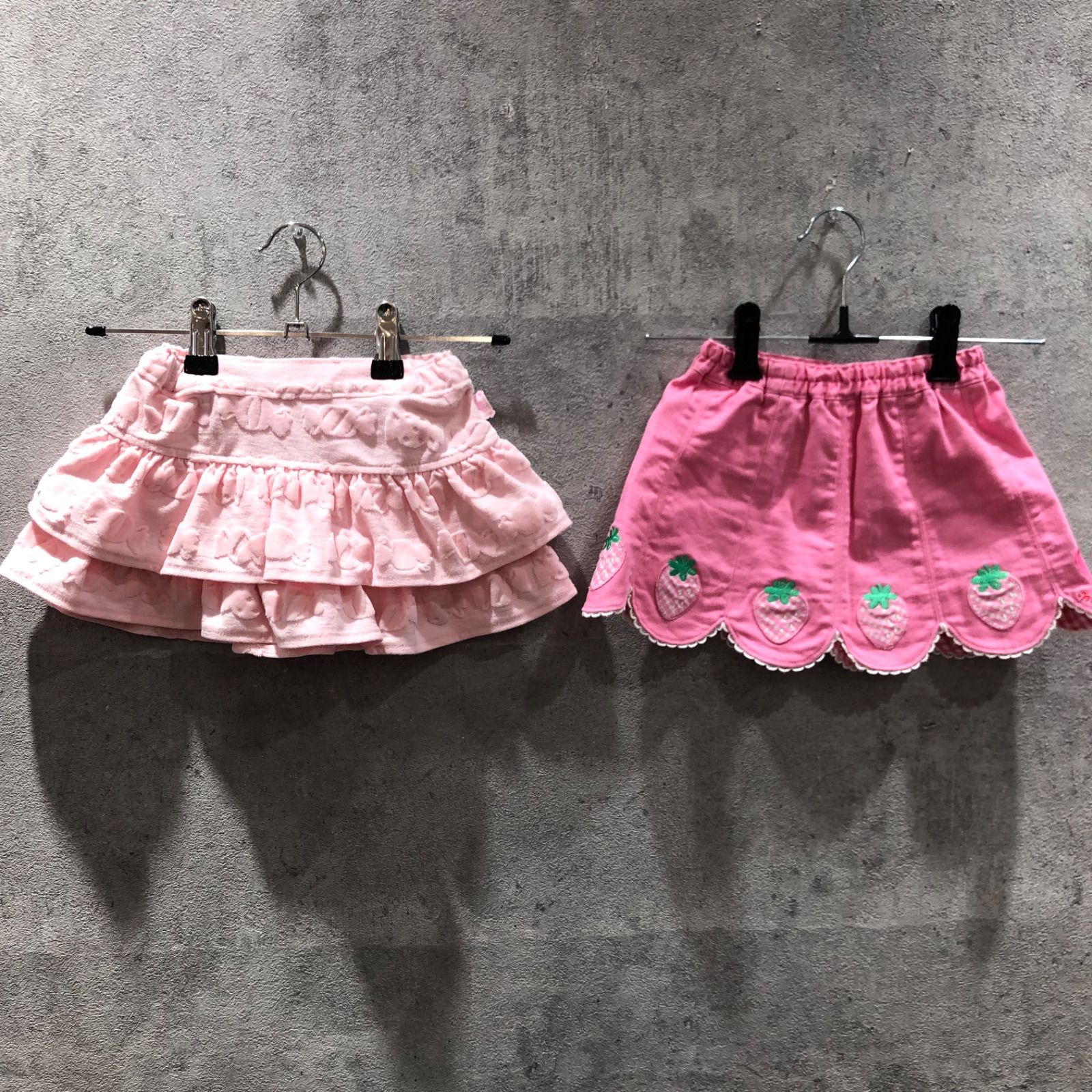 メゾピアノ mezzo piano スカート2点セット 90㎝ ピンク いちご キャンディー 子供用品リユース☆KIDS LINK☆ メルカリ
