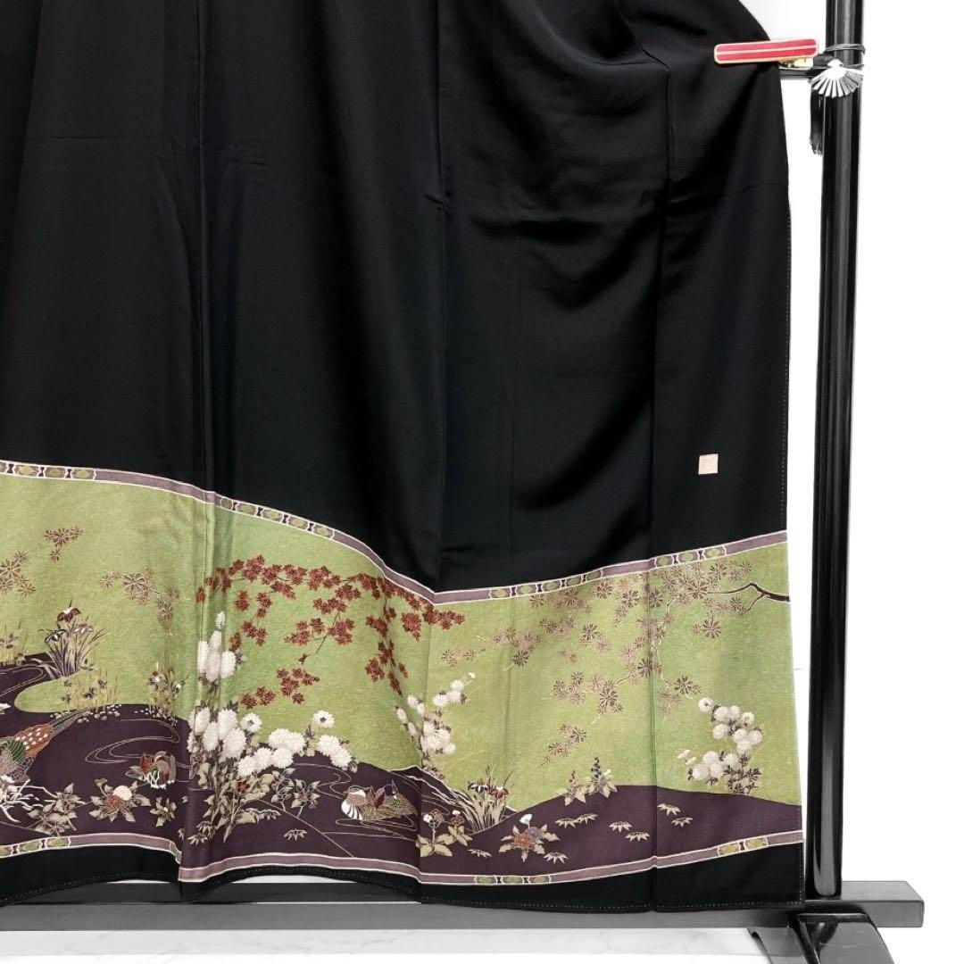 平和屋着物○豪華黒留袖 唐獅子 金彩 正絹 逸品 CAAW8353yc 【楽天市場