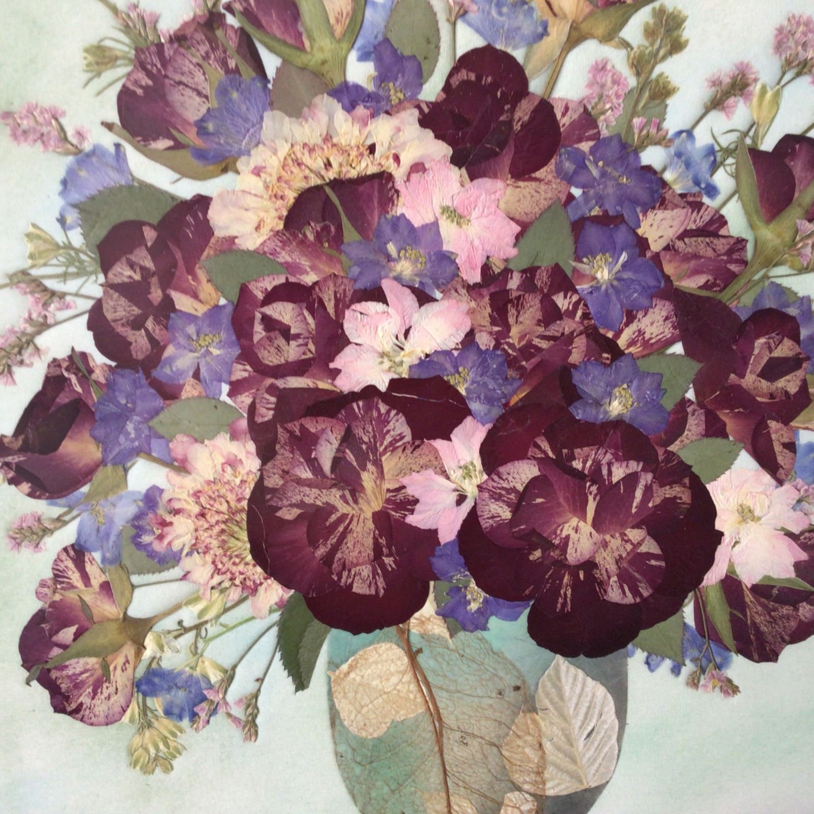 押し花アート❀花の舞❀押し花額 押し花絵画 アート ブーケ 額装 インテリア 5243 ふしぎな花倶楽部 押し花絵額 額装/額縁 (49 フローラル