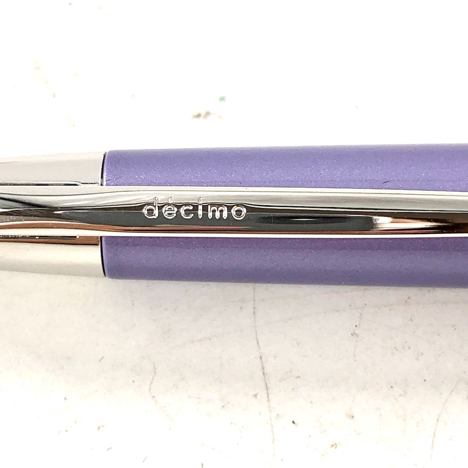 PILOT decimo キャップレス 万年筆 パープル F 18K750 刻印 パイロット キャップレスデシモ 【限定20カラーズ】 パープル 第