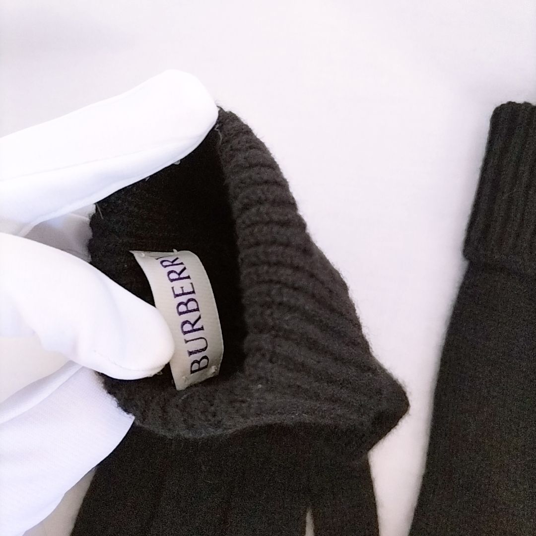 新品未使用】バーバリーカシミヤ手袋 新品未使用】バーバリー