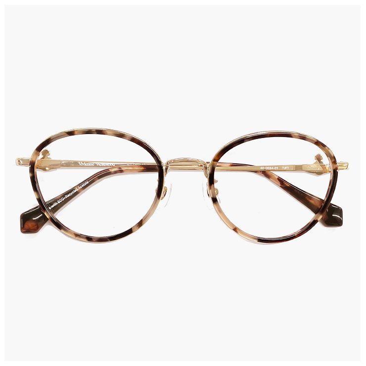 ヴィヴィアン ウエストウッド メガネ 40-0034 c01 Vivienne Westwood レディース 眼鏡 40-0034-1 丸メガネ ボストン 型 セル巻き オーブ ダミーレンズ発送