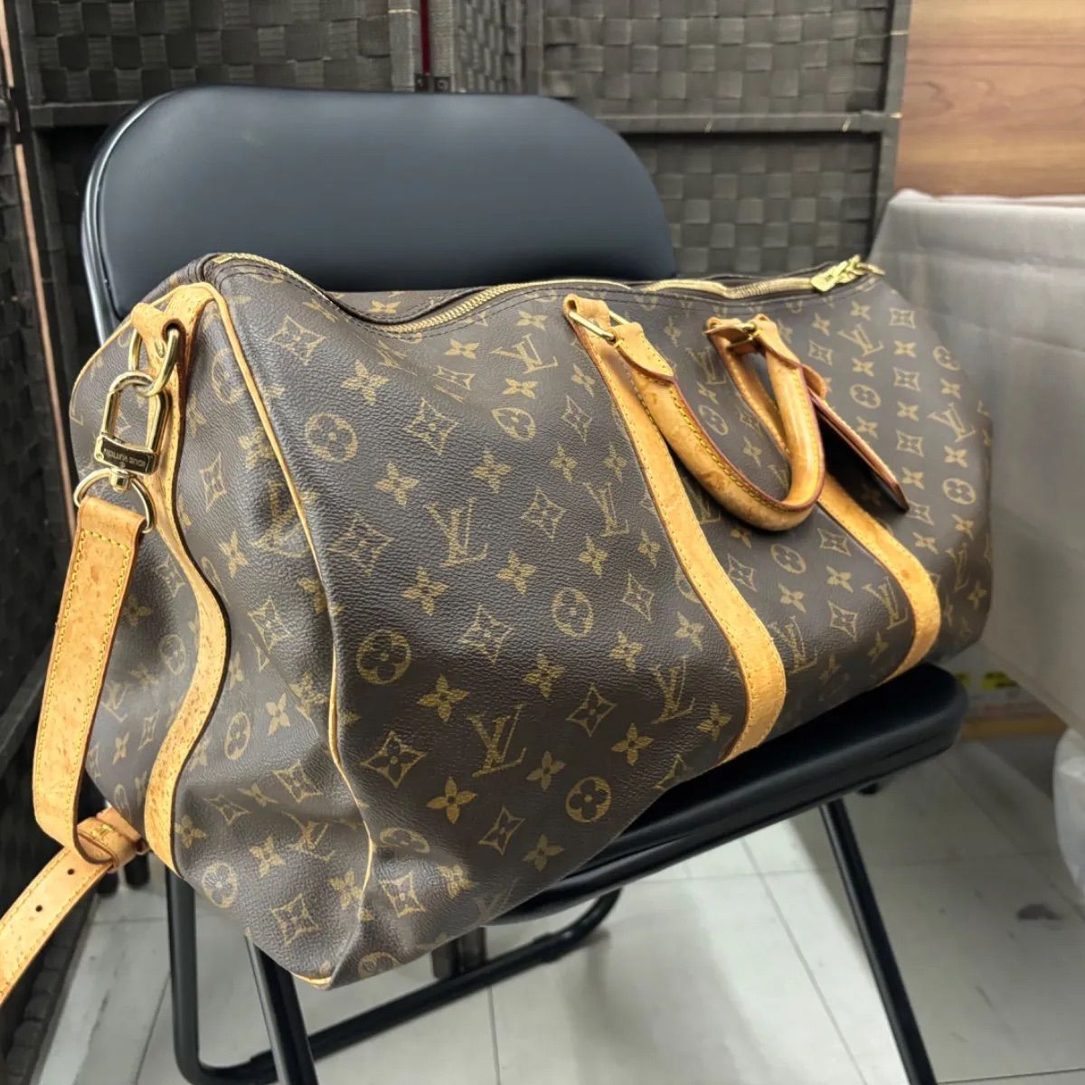 CELINE ほぼ未使用 セリーヌ ヴィンテージ マカダム ブラゾン