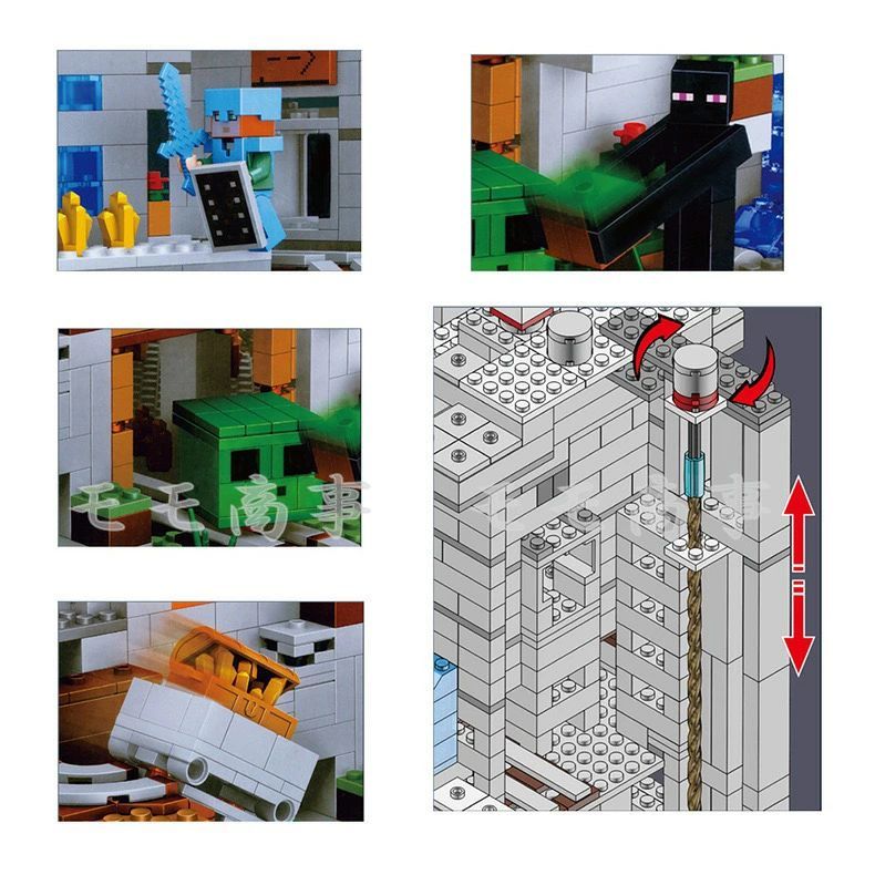 マイクラ風 山の洞窟豪華版