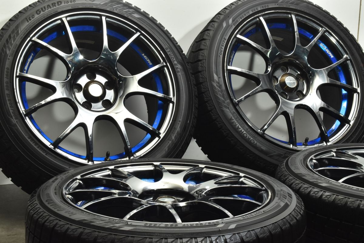 ウェッズスポーツ SA-67R 17 X 7.5J 5H-100 TSガンメタ 4本セット プリウス