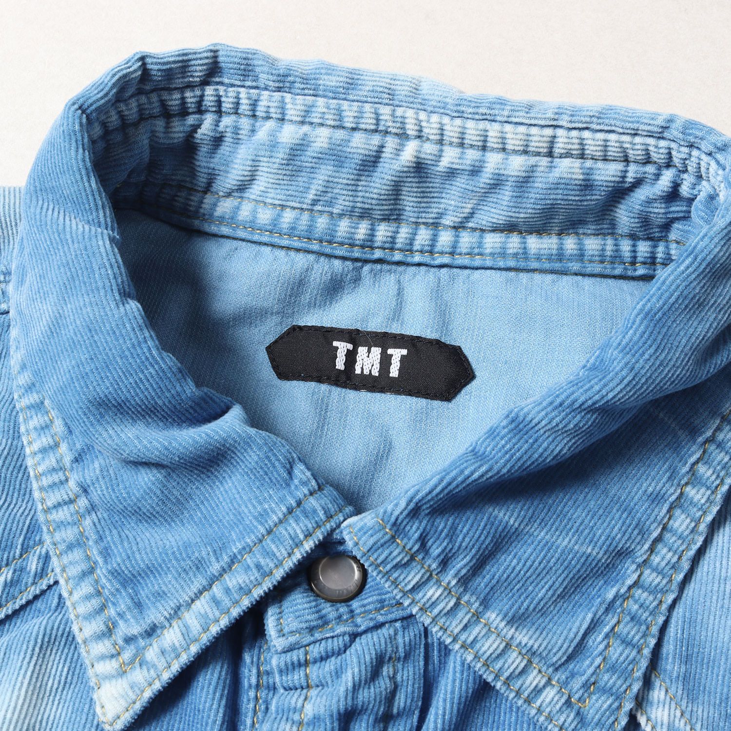 美品 TMT ティーエムティー シャツ サイズ:M 17SS ブリーチ加工