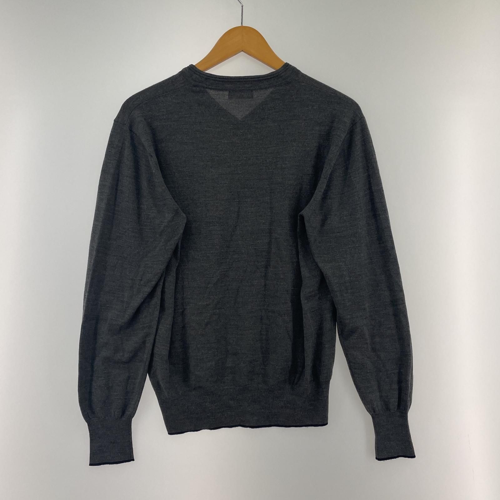 Paul Smith ポール・スミス ウール Ⅴネックニット sizeL/グレー
