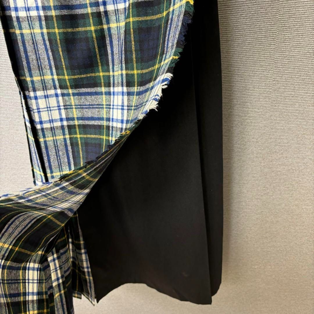 O'NEIL of DUBLIN パッチワーク キルト プリーツ マキシスカート O