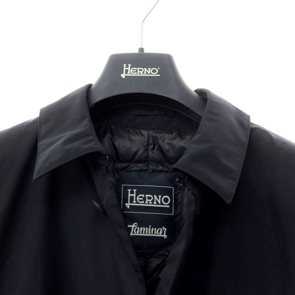 中古】ヘルノ Herno Laminar GORE-TEX ポリエステル ダウンコート  