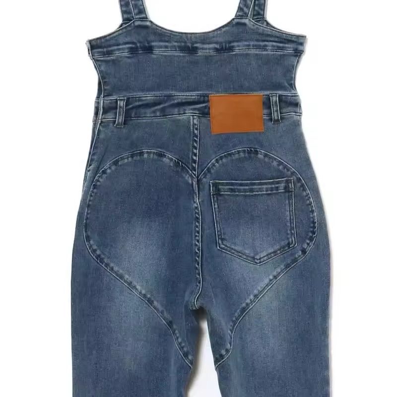 andmary ♡ Nicola ribbon denim allinone ANDMARY】Nicola ribbon denim allinone