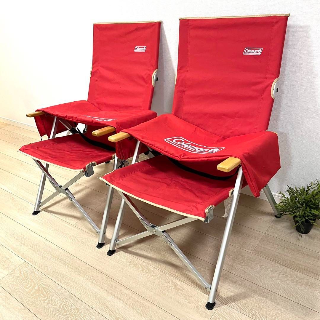 コールマン レイチェア レッド 2脚セット Coleman コールマン