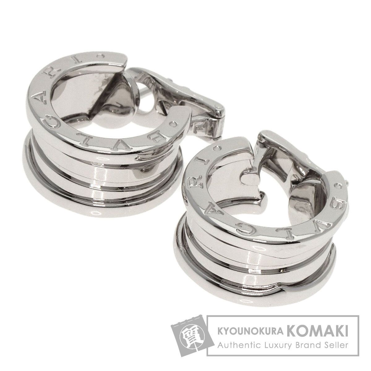 BVLGARI ブルガリ B-zero1 ビーゼロワン ピアス K18WG レディース 