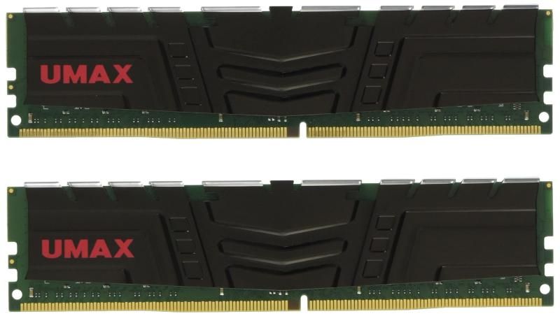 UMAX Technologies デスクトップ用DDR4 Long-DIMM 16GB ×2枚組 ヒートシンクあり 型番-UM-DDR4D-2666-32GBHS