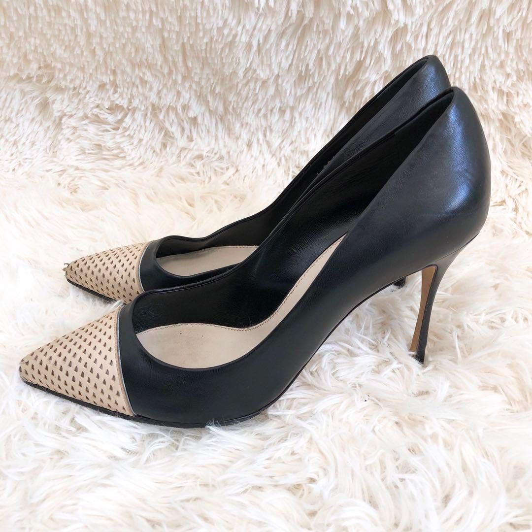 sergio rossi セルジオロッシ パンプス ハイヒール ブラック 38