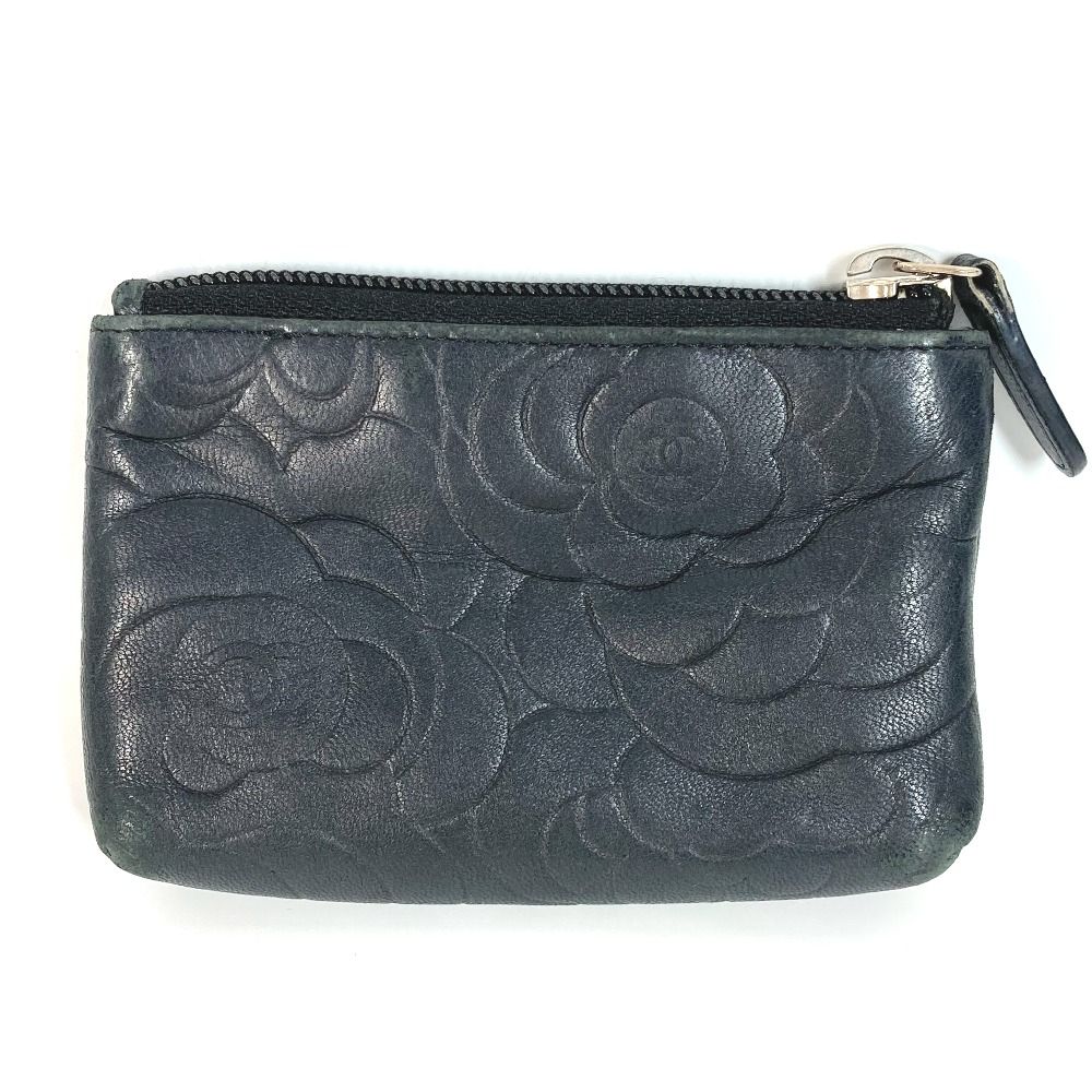 CHANEL シャネル コインケース カメリア CC コインケース レザー CHANEL シャネル コインケース カメリア CC コインケース レザー