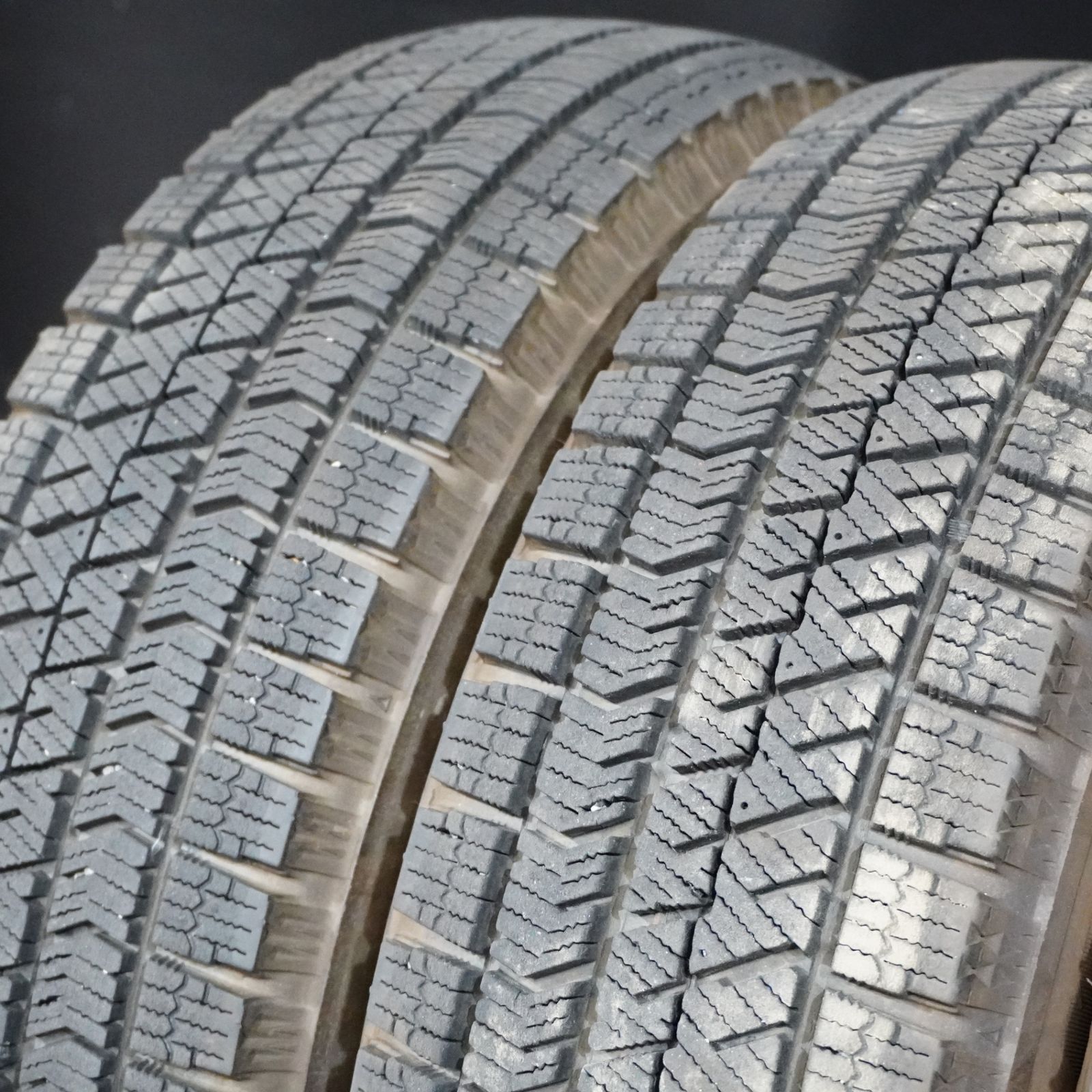 21年製 バリ山 ブリヂストン BLIZZAK VRX2 155|65R14 4本 スタッドレス ワゴンR タント スペーシア N-BOX等