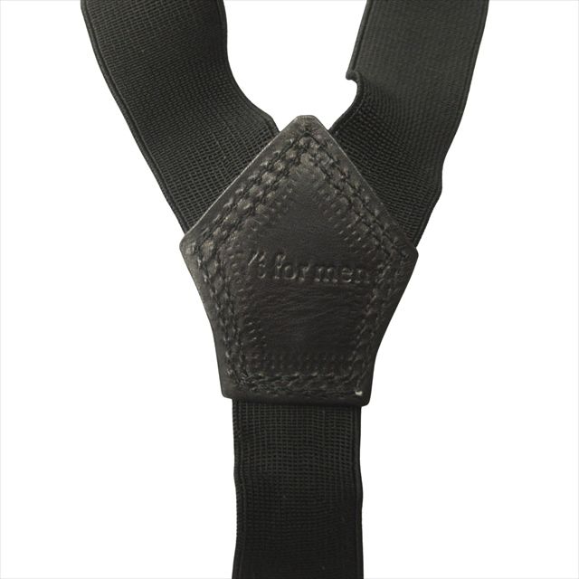 Y's サスペンダー 黒 レザー ワイズフォーメン Y's for men ヨウジ