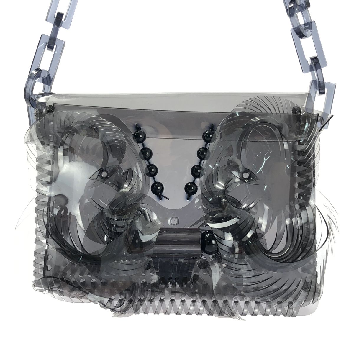 Mamekurogouchi ミニチェーンバッグ MameKurogouchi Transparent Sculptural Mini Chain Bag - Altamira