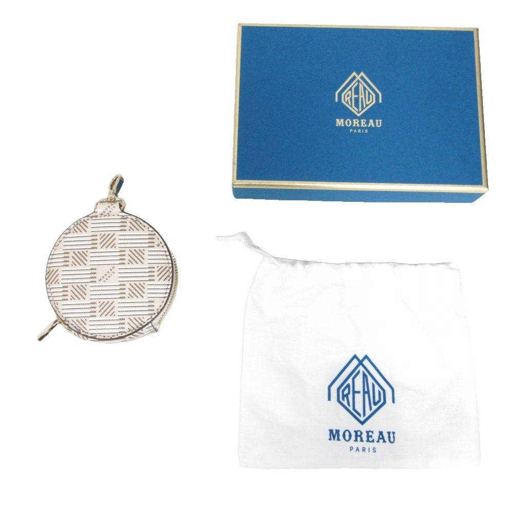 モロー パリ MOREAU PARIS ラウンドチャーム ROUND CHARME バッグチャーム コインケース ポーチ 小銭入れ カラビナ シャンパン ベージュ