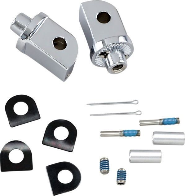 KURYAKYN SPLINED ADAPTER MOUNTS CHROME | 8826