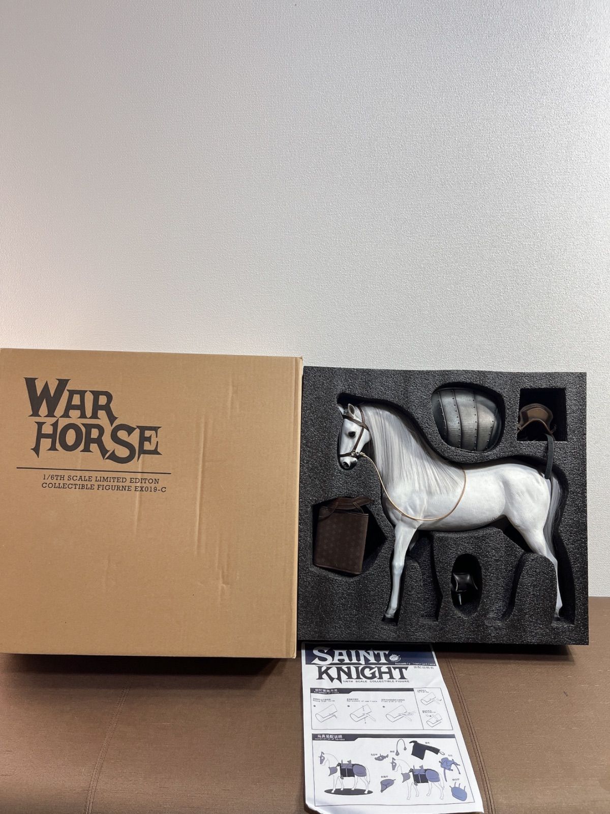 POPTOYS 1/6 Saint Knight セイントナイト Triumph version ジャンヌ・ダルク アクションフィギュア  EX019-B *予約 - 1/6フィギュア通販専門店 - トレジャートイズ POPTOYS 1/6 Saint Knight - War Horse  軍馬 戦馬 白馬 ジャンヌ・ダルク フィギュア EX019-C, image size:1200x1600