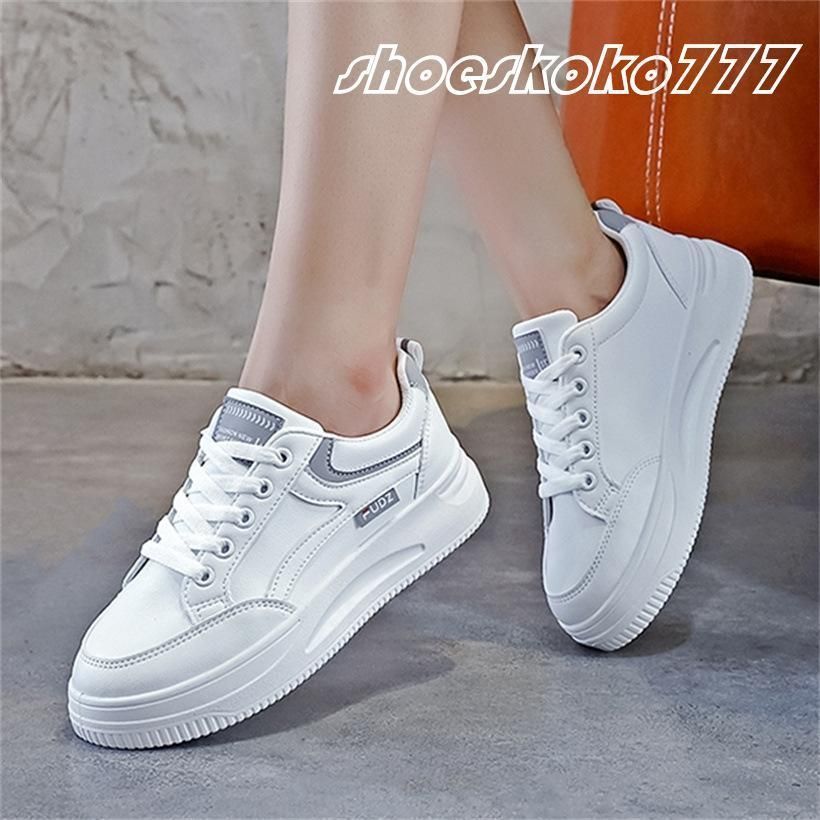 白い靴と女性のスポーツカジュアルお父さん靴爆款アウトドアカジュアル
