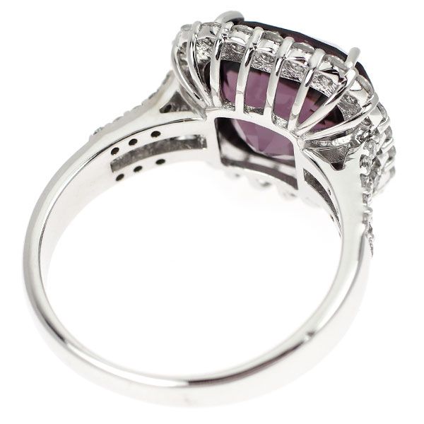 K18WG スピネル ダイヤモンド リング 5.70ct D0.77ct - メルカリ