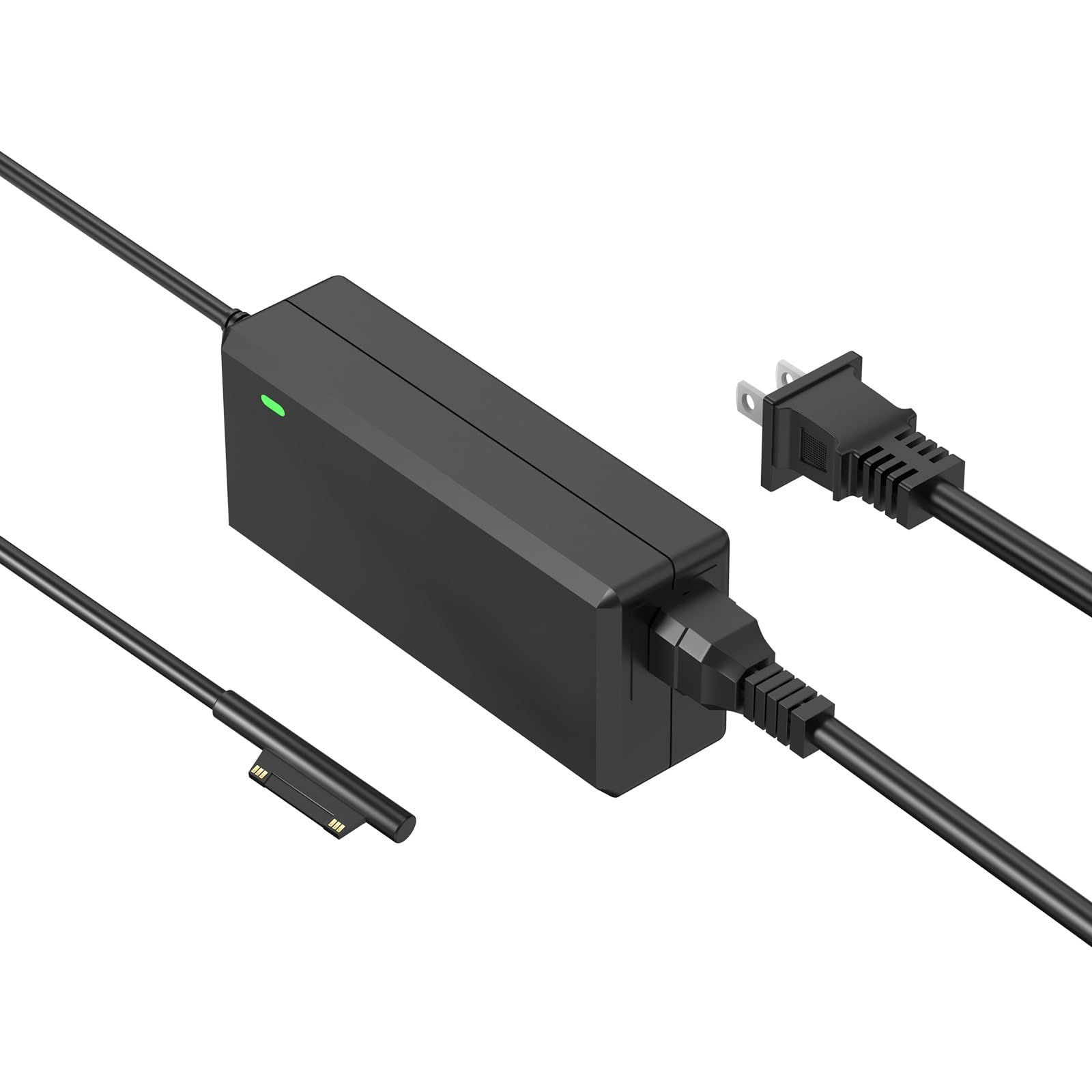 【人気商品】対応Suface 65W Pro3/Pro4/Pro5/Pro6 互換1800/1625 Surface 充電器 ACアダプター 2.5m Surface互換 PSE認証 Solopen