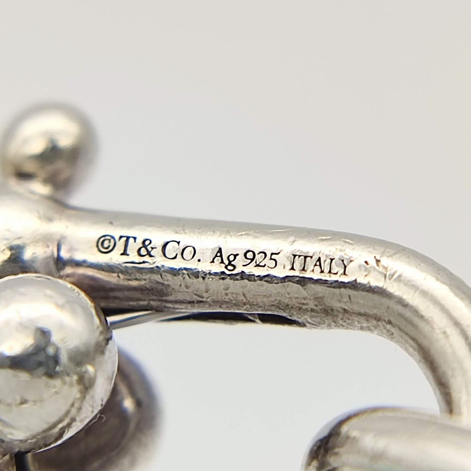 シルバー silver 925 ハードウェア ブレスレット 美品】Tiffany ティファニー ハードウェア スモールリンク