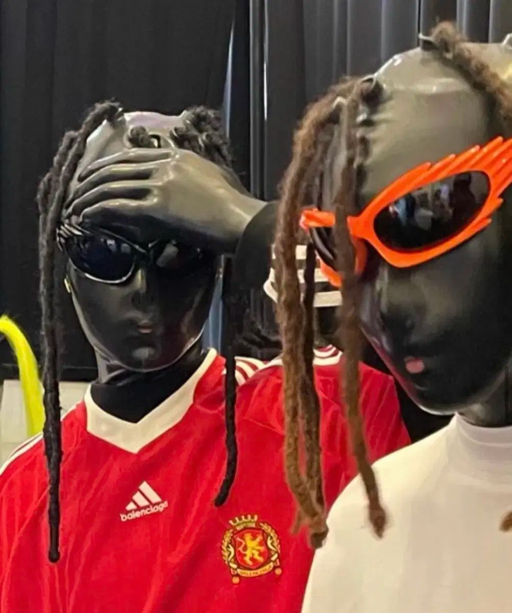 OS BALENCIAGA バレンシアガ スパイク 四角形 サングラス