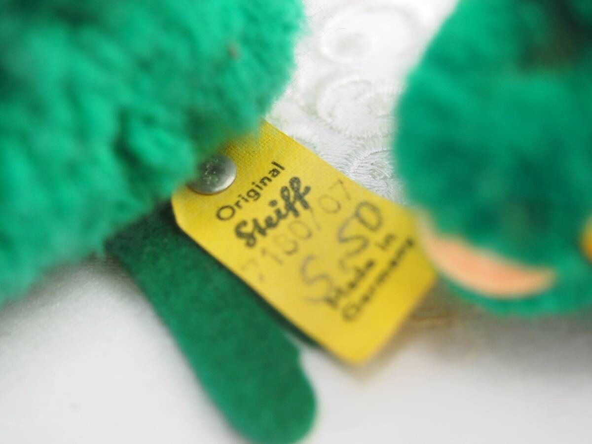 シュタイフ☆Woolen Frog 7㎝ 完品 ＋おまけ 5cm☆ぽんぽん