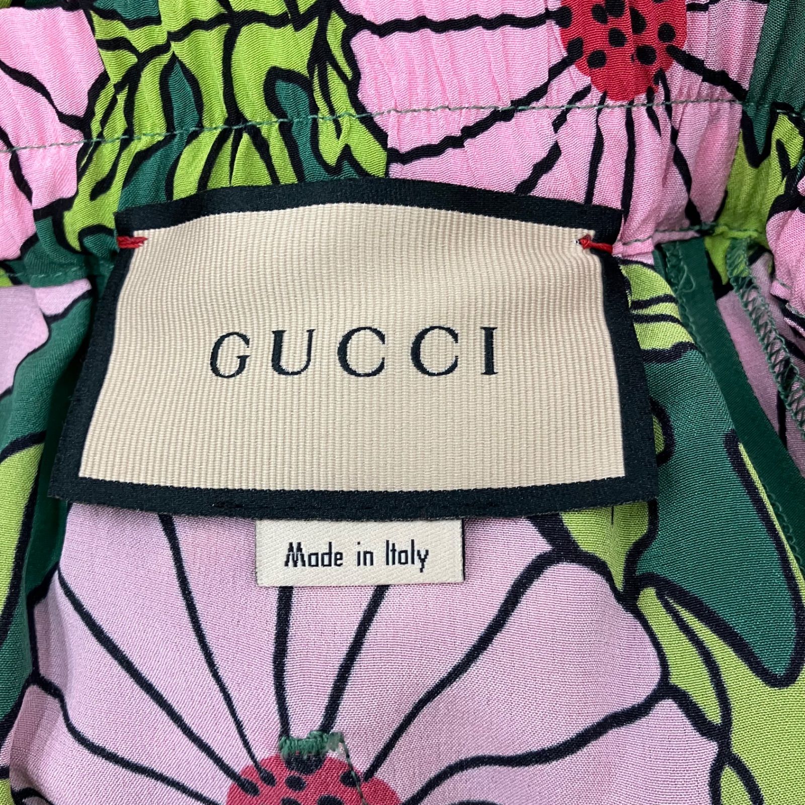 GUCCI (グッチ) 21SS×KEN SCOTT 639389-ZAGAK ケンスコット フローラル シルクショーツ ハーフパンツ - メルカリ