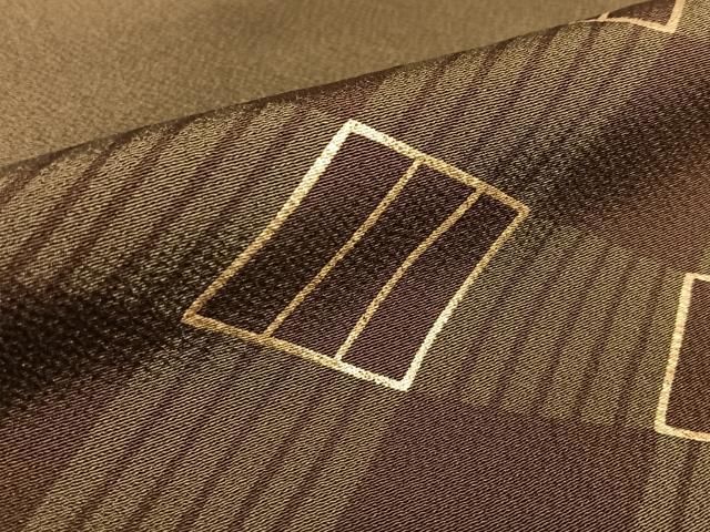 平和屋着物○ファッションデザイナー 花井幸子 訪問着 菱文 金彩 正絹