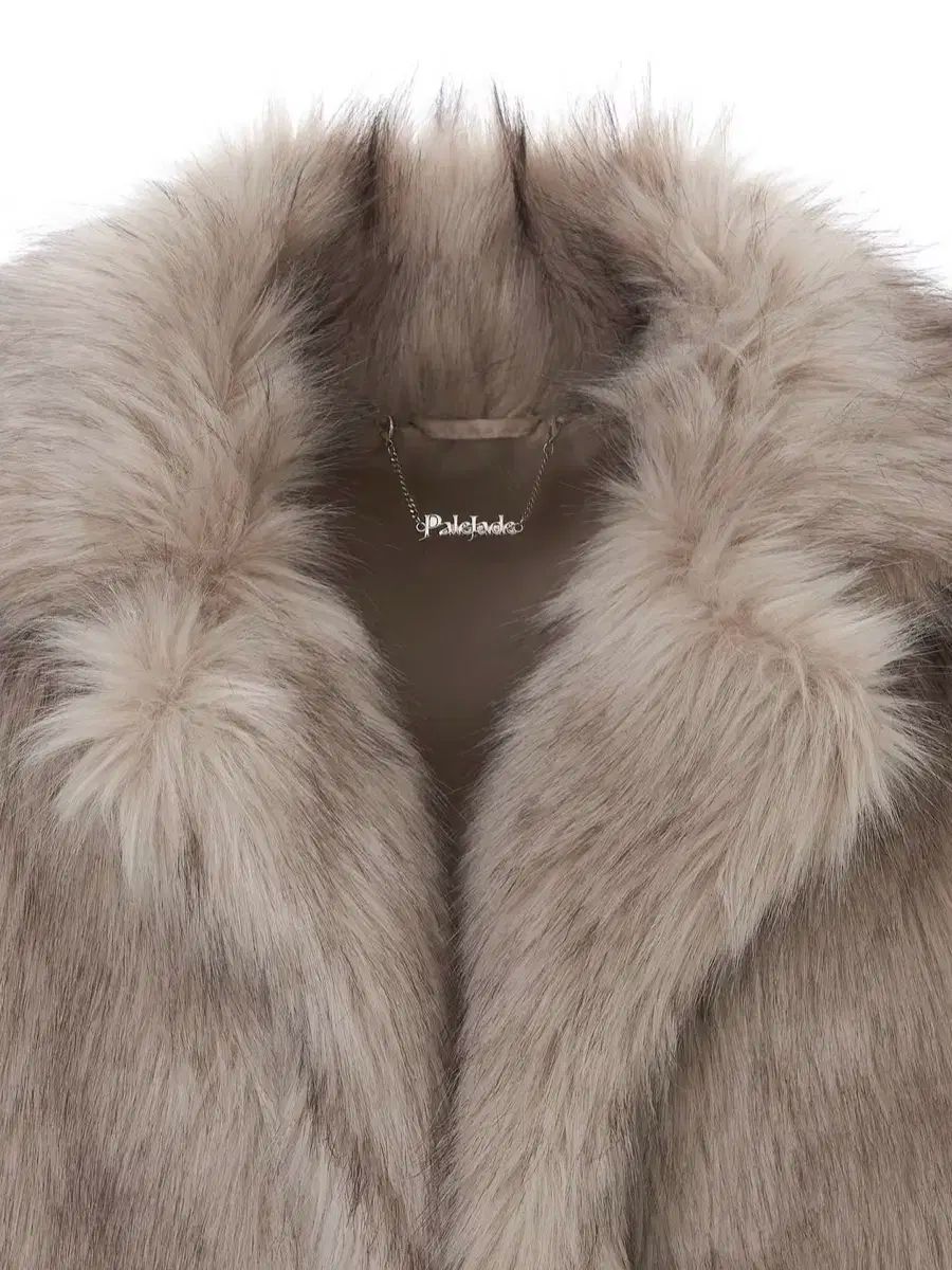 PALE JADE ペイルジェイド オーバーサイズ ファー ジャケット ベージュ